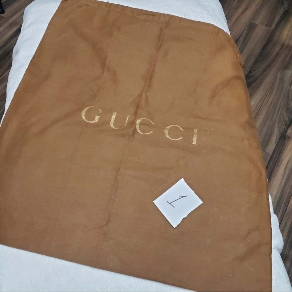 Gucci Cotton Large Drawstring Dustbag Authentic